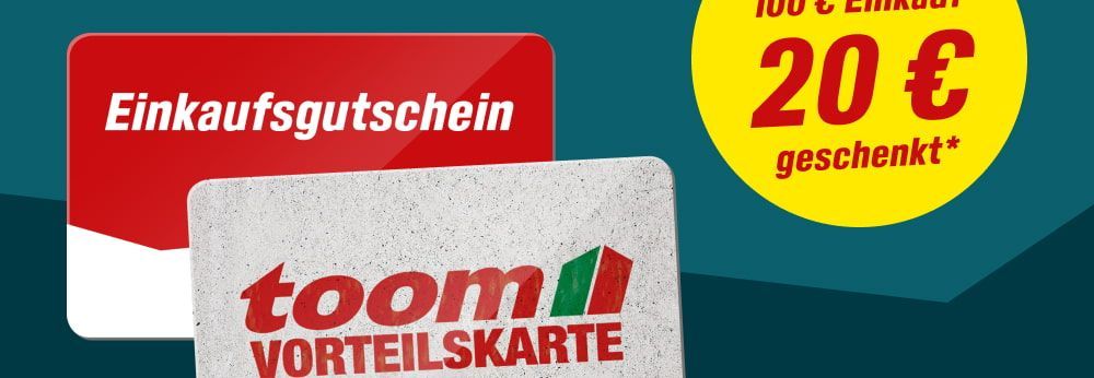 Einkaufsgutschein und Vorteilskarte